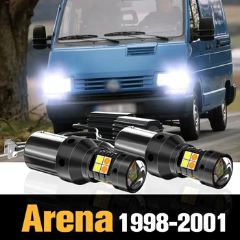 2 елемента Canbus LED Двухрежимный указател на завоя + Дневна ходова светлини DRL Аксесоари за Opel Arena 1998-2001 1999 2000
