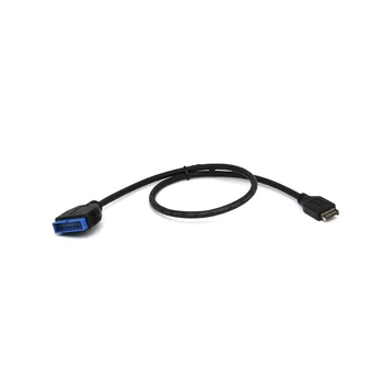 30 СМ USB Type 3.1-E Plug-Адаптер IDC20P Штекерный Кабел-Удължител 20Pin за Дънната платка на компютъра