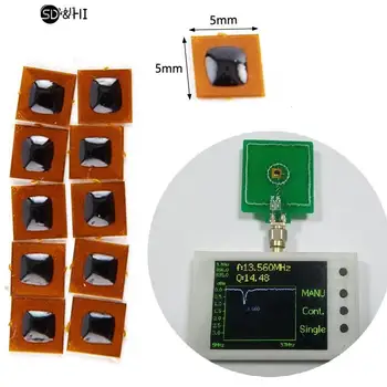 5шт Програмируем 5*5 мм Micro спк стартира строителни NFC Ntag213 RFID-Етикет, Стикер с Обхват на четене на 1 мм