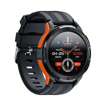 C25 Смарт Часовници За Мъже Smartwatch 2024 Bluetooth Предизвикателство за наблюдение на сърдечната честота 1,43 Инча HD 466*466 Екран 100 + Спортен Гласов Асистент