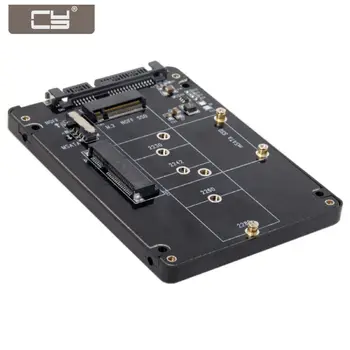 CY Combo M. 2 NGFF B-key и mSATA SSD за по-SATA 3.0 Адаптер Конвертор Корпус с Ключ