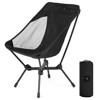 TOMSHOO Ultralight Сгъваеми походный стол с регулируема височина Преносим походный стол за пикник разходки риболов