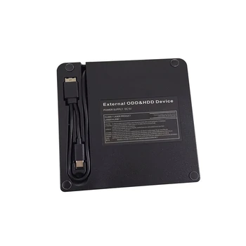 USB 3.0/Type-C Тънък Външен DVD RW Диск За Запис на cd-та, Устройство За Четене на Дискове, Играч на Оптични Дискове За Преносими КОМПЮТРИ
