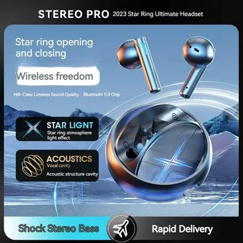 Безжични Слушалки Star Ring Bluetooth слушалка-втулки с високо качество на звука спортни слушалки за Android iPhone дълъг живот на батерията