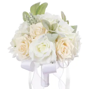 Булчински букет от Изящни булчински букети с регулируем дизайн на Сватбени букети, с хармонично съчетание на Букет цветя