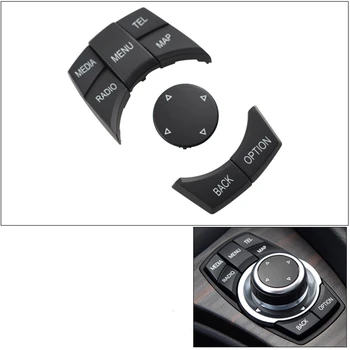 Бутон за включване автомобилен мултимедиен управление, тампон върху дръжката, ключ за BMW 1 2 3 4 5 6 7 серия X3 X4 X5 X6 2011-2020