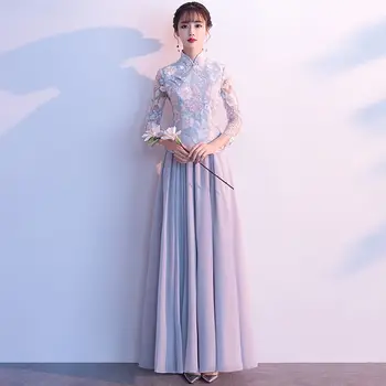 Ново зимно китайското сватбена рокля 2024 г., облечи шаферките, традиционен китайски рокля Hanfu, женски костюм Tang, китайски костюм