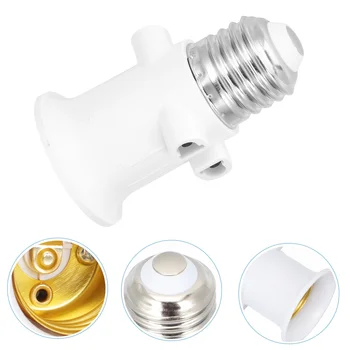 Опаковка на лампата E27, сплитер, контакта, щепселът, конвертор, адаптер светлина, държач за крушка