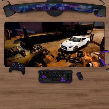 Подложка за мишка за спортен автомобил G-GTR, подложка за мишка за геймъри, HD Печат, удобна подложка за компютърна мишка, Офис гумена тампон за клавиатура