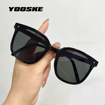Сгъваеми слънчеви очила YOOSKE Дамски поляризирани слънчеви очила Мъжки слънчеви очила за нощно виждане за шофиране Преносими слънчеви очила с футляром за очила