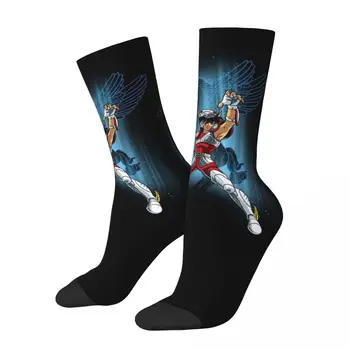 Търговски Чорапи Seiya Knights Harajuku, Абсорбиращи Потта Чорапи, Дълги Чорапи, Аксесоари за Коледни Подаръци за Мъже и Жени
