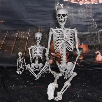 Фигурки скелети на Хелоуин Реалистични човешки кости с подвижни стави Фалшив подпори на Фестивала Призраци за сцени партита в къщи с Духове