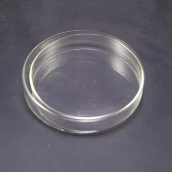 Чашка на Петри 150 мм с капаци, лабораторни съдове от прозрачно стъкло