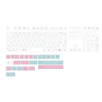 Японски капачки за ключове 132 клавишите XDA Набор от капачки за механична клавиатура