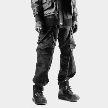 Панталони-карго за парашутисти, Функционален Ветрозащитный Тактически военен фен на открито, еднослоен панталони с мека черупка, Тъкан с ефект на паметта